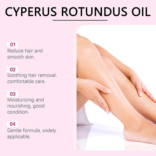 Cyperus Rotundus Oil for Hair Reduction