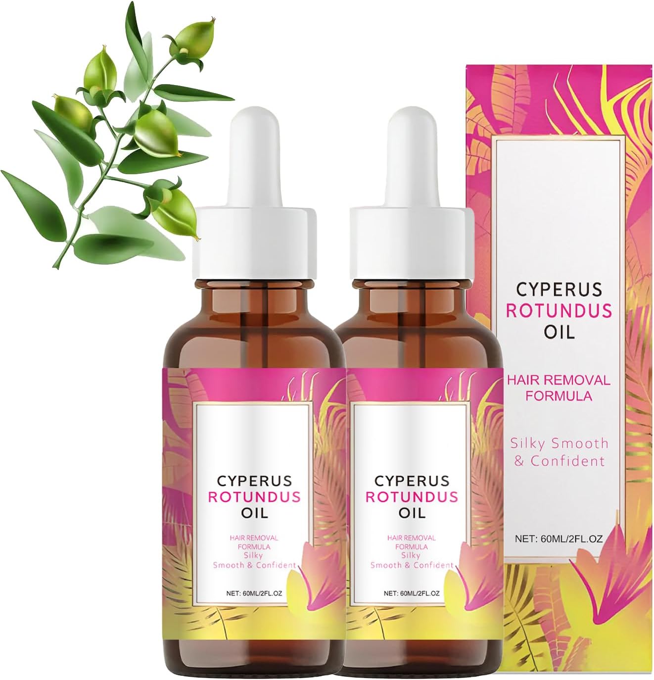 Cyperus Rotundus Oil for Hair Reduction