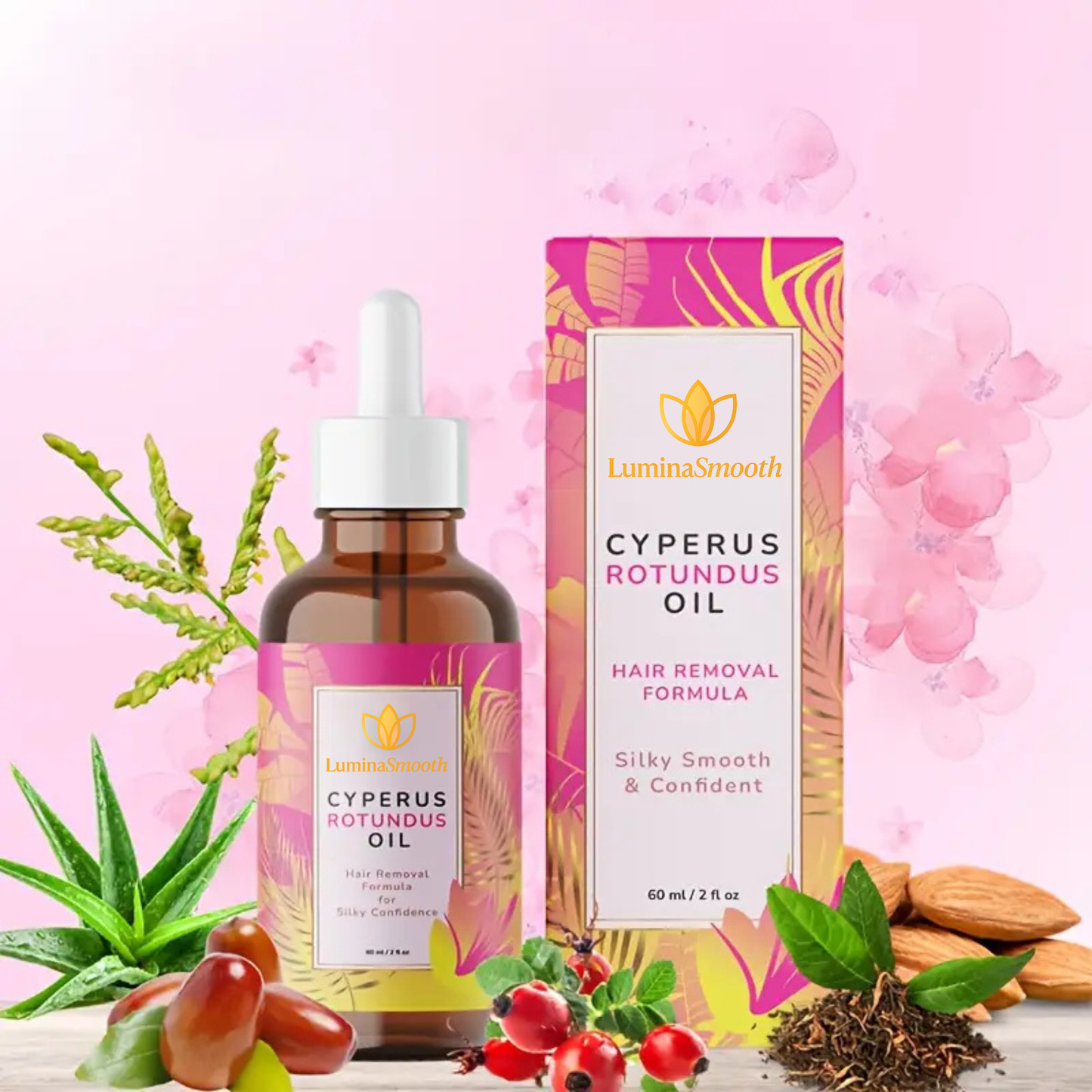 Cyperus Rotundus Oil for Hair Reduction